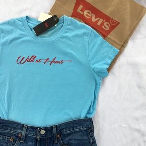 Levis perfect Crew tee Women's NEW M